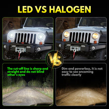 Load image into Gallery viewer, LED Headlights 'Dragons Eye'' for Wrangler JL with DRL (pair with JL Adaptors) A+ 'OSRAM' LED