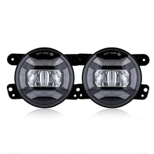 Load image into Gallery viewer, FOG Lights 'KONG' 4" LED with DRL for Wrangler JK JKU JL Gladiator (pair)