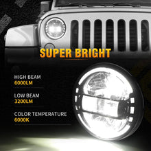 Load image into Gallery viewer, LED Headlights 'KONG' for Wrangler JL with DRL (pair with JL Adaptors) A+ 'Philips' LED