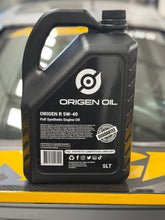 Load image into Gallery viewer, ORIGEN 'R' 5w-40 - High Performance Competition Oil (5 litre)
