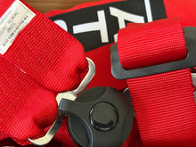 Load image into Gallery viewer, TRS 6 Point 'Magnum' Race Harness / Belts (FIA Homologated) - Black