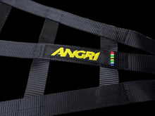 Load image into Gallery viewer, Black harness with 'ANGRI' logo on a gray surface