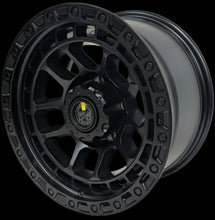 Load image into Gallery viewer, (Set of 5) AMERICAN OUTLAW 'GIBB' 17" 9J - for Landcruiser 5x150 (-12) Matt Black Rims