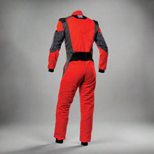 Load image into Gallery viewer, OMP TECNICA Hybrid Circuit Race Suit - Red/Black (Sizes 44-64) FIA 8856-2018