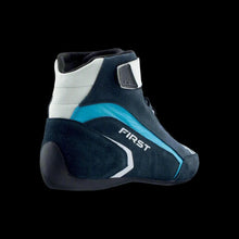 Load image into Gallery viewer, OMP 'FIRST' Circuit Racing Boots (Anthracite / Fluro Yellow) FIA 8856-2018