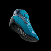 Load image into Gallery viewer, OMP KS-3 Kart Boots (Navy Blue / Cyan)