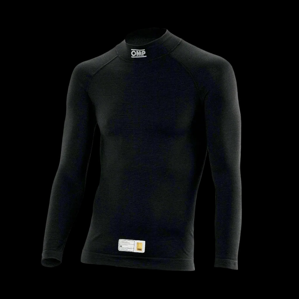 OMP 'TECNICA EVO' Circuit Racing Underwear Top FIA 8856-2018 - BLACK