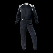 Load image into Gallery viewer, OMP FIRST-S Circuit Race Suit - Blue Navy/Cyan (Sizes 44-64) FIA 8856-2018