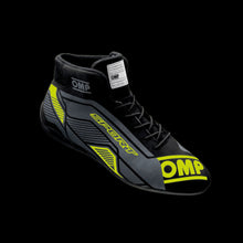 Load image into Gallery viewer, OMP 'SPORT' Circuit Racing Boots - (BLACK / FLURO YELLOW) FIA 8856-2018