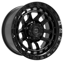 Load image into Gallery viewer, (Set of 5) AMERICAN OUTLAW 'GIBB' 17" 9J - for Landcruiser 5x150 (-12) Matt Black Rims