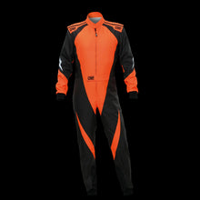 Load image into Gallery viewer, OMP KS-3X Kart Suit BLACK / ANTHRACITE - YOUTH (Sizes 120-160)
