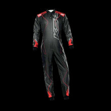 Load image into Gallery viewer, OMP KS-3R 'ART' Kart Suit BLACK / RED - Youth to Adult (Sizes 42-62)