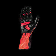 Load image into Gallery viewer, OMP KS-2 'ART' Kart Gloves - Black / Red (Kids to Adult Sizes 5XS-XL)