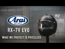 Load and play video in Gallery viewer, ARAI RX-7V EVO Motorcycle Helmet - Diamond White