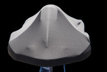 Load image into Gallery viewer, A black stretch kart cover fitted over a kart, displayed on a blue background.