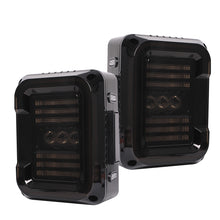 Load image into Gallery viewer, TAIL LIGHTS - CEE 'C' BLACKED LED replacement for Wrangler JK JKU (pair)
