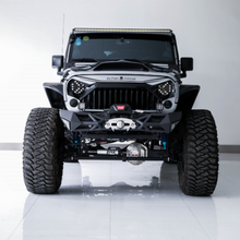 Load image into Gallery viewer, Topfire Fragment II Stainless Steel Front Bumper (Stubby) for Wrangler JK JKU
