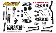 Load image into Gallery viewer, FULLY FITTED: 3" Teraflex COIL System with Shocks, Arms, Track Bar, CV, Stabiliser for Wrangler JK / JKU