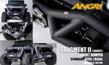 Load image into Gallery viewer, Topfire Fragment II Stainless Steel Front Bumper (Stubby) for Wrangler JK JKU