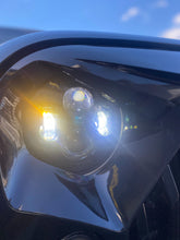 Load image into Gallery viewer, Headlights 'CHROME' Avenger LED for Wrangler JK JKU TJ (pair)