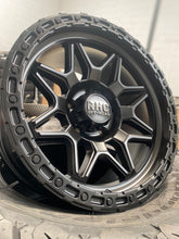Load image into Gallery viewer, RHC 'SNARE' Rims 17" - Satin Black (set of 5 for Jeep 5x127 17/9 -12 offset)