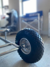 Load image into Gallery viewer, Collapsible KART TROLLEY / STAND - Chrome (Italy import)