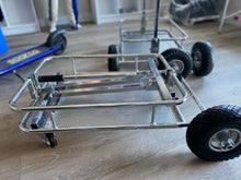 Load image into Gallery viewer, Collapsible KART TROLLEY / STAND - Chrome (Italy import)