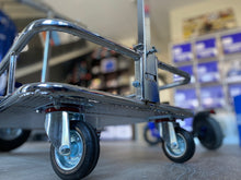 Load image into Gallery viewer, Collapsible KART TROLLEY / STAND - Chrome (Italy import)