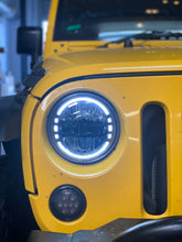 Load image into Gallery viewer, LED Headlights 'KONG' for Wrangler JL with DRL (pair with JL Adaptors) A+ 'Philips' LED