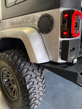Load image into Gallery viewer, TAIL LIGHTS - CEE 'C' BLACKED LED replacement for Wrangler JK JKU (pair)