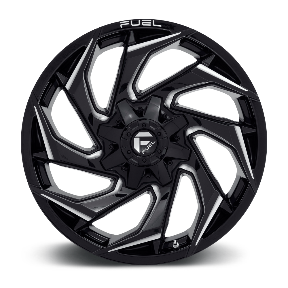 FUEL OFFROAD 'REACTION' 20" D753 - Gloss Black Mill 20" Rims -18 (set of 5 Jeep 5x127/114)