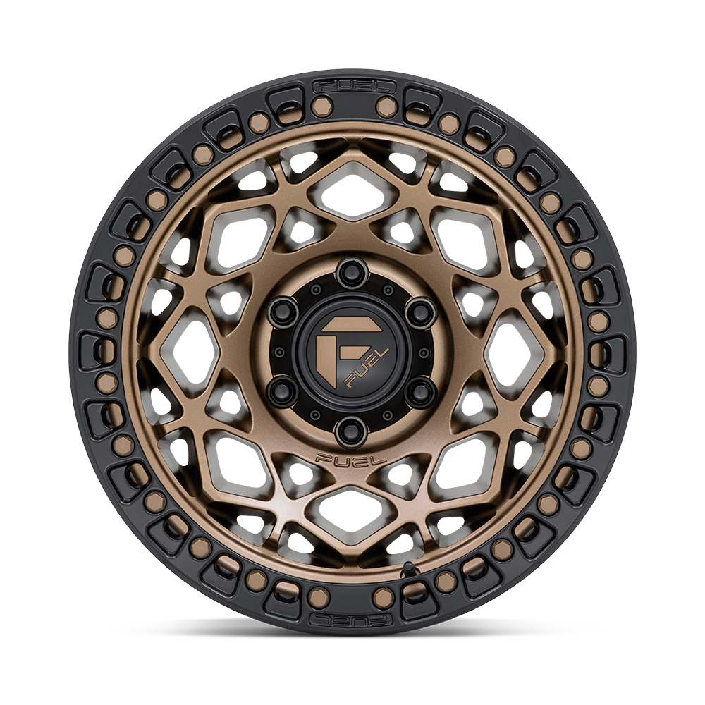 FUEL OFFROAD 'UNIT' 17" D785 - Bronze with Black Ring 17" Rims -12 (set of 5 Jeep 5/127)