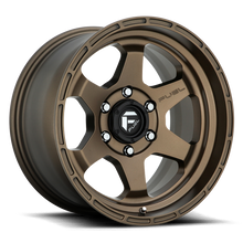Load image into Gallery viewer, FUEL OFFROAD 'Shok' 17" D666 - Matte Bronze 17" Rims 10J -18 (set of 5 Jeep 5x127)