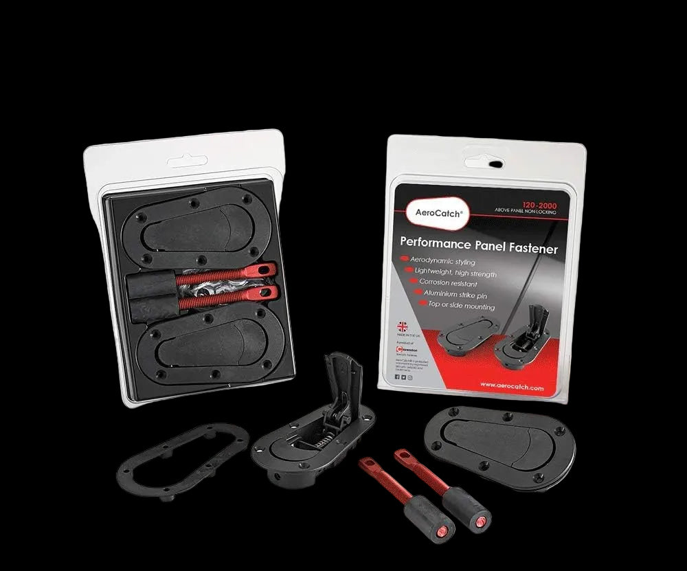AeroCatch - Above Panel Fasteners - Black