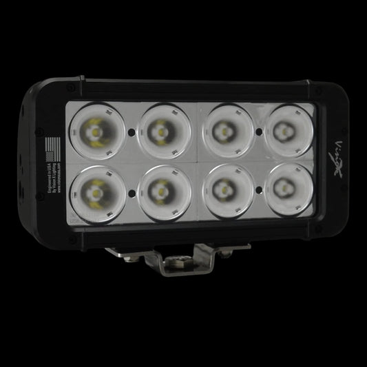 Vision-X 8" Double Stack Evo Prime LED Light Bar 20° 8x10w (80w) XIL-EP2.420 (each)