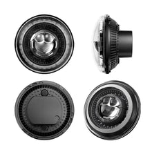 Load image into Gallery viewer, LED Headlights 'Dragons Eye' with DRL for Wrangler JK JKU TJ (pair) A+ 'OSRAM' LED
