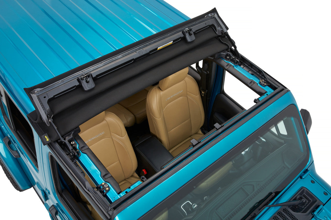 SUNRIDER Sun Roof FOR HARDTOP® - Black Twill for Jeep Wrangler JL / JLU / JT by Bestop