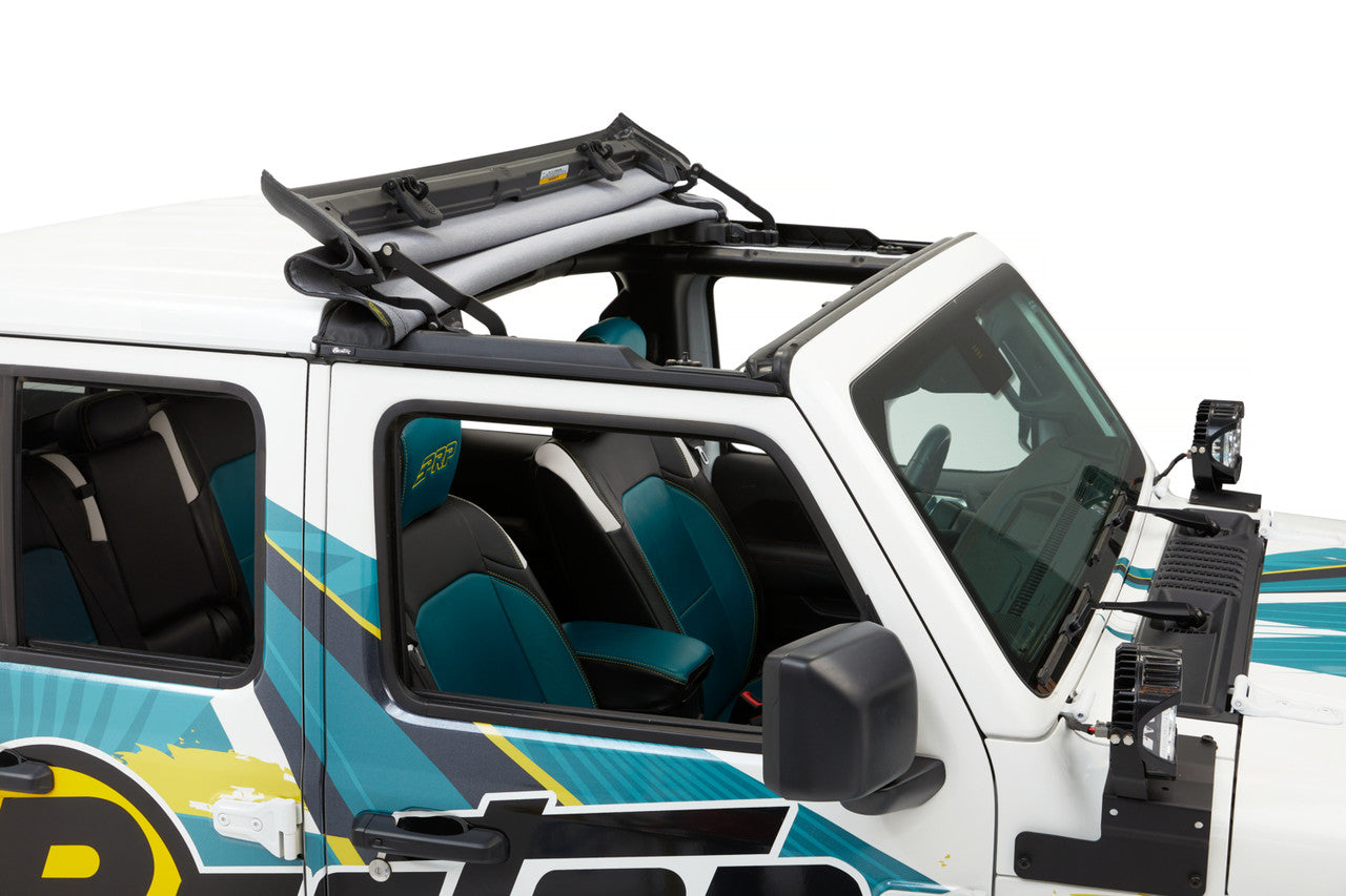 SUNRIDER Sun Roof FOR HARDTOP® - Black Twill for Jeep GLADIATOR JT by Bestop