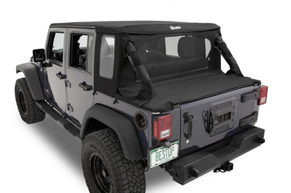HALFTOP Soft Top with SUNRIDER - for 4dr Wrangler JKU by Bestop