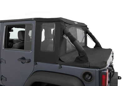 HALFTOP Soft Top with SUNRIDER - for 4dr Wrangler JKU by Bestop