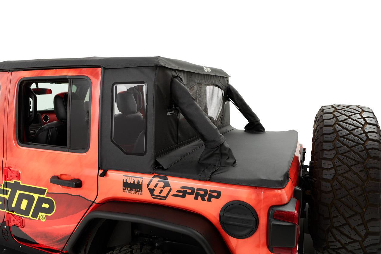 HALFTOP Soft Top with SUNRIDER - for Wrangler 4dr JLU by Bestop