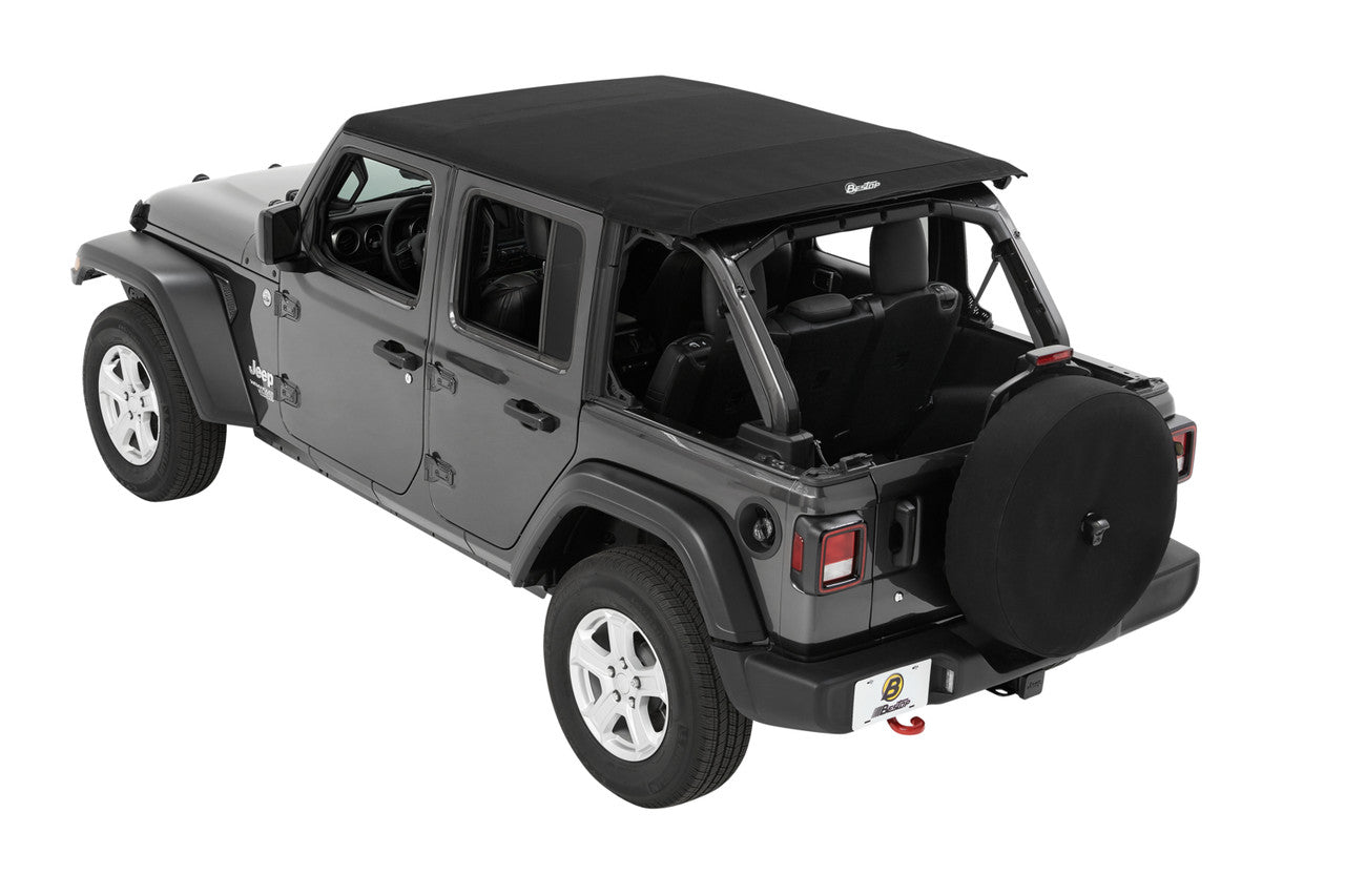 TREKTOP® SLANTBACK Soft Top - for 4dr Wrangler JLU by Bestop