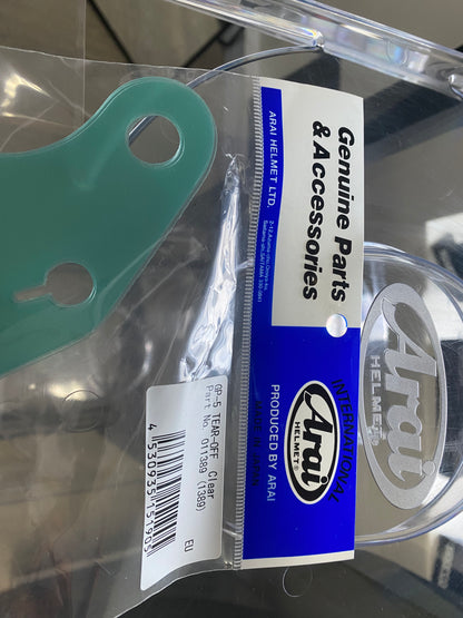 ARAI CK-6 TEAR OFFS (Also GP5) - Pack of 5