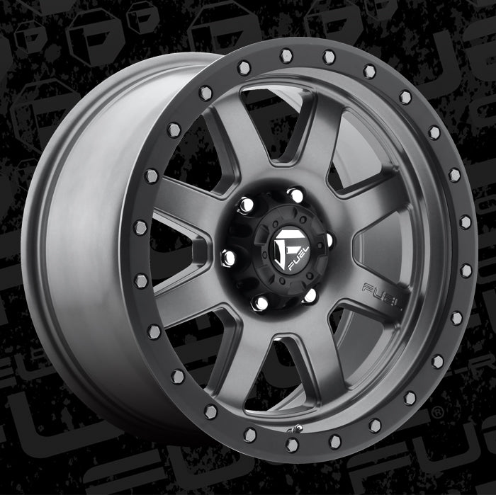 FUEL OFFROAD 'TROPHY' D552 18" rims for HILUX / RANGER 6/139.7 - Anthracite with Black Lip +1 (set of 4)