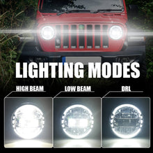 Load image into Gallery viewer, LED Headlights 'KONG' for Wrangler JL with DRL (pair with JL Adaptors) A+ 'Philips' LED
