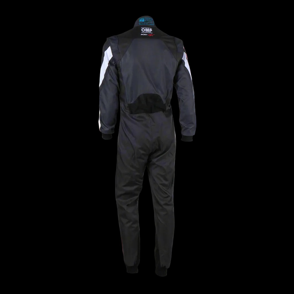 OMP KS-3X Kart Suit BLACK / ANTHRACITE - KIDS (Sizes 120-160)