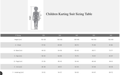 OMP KS-3X Kart Suit BLACK / ANTHRACITE - KIDS (Sizes 120-160)