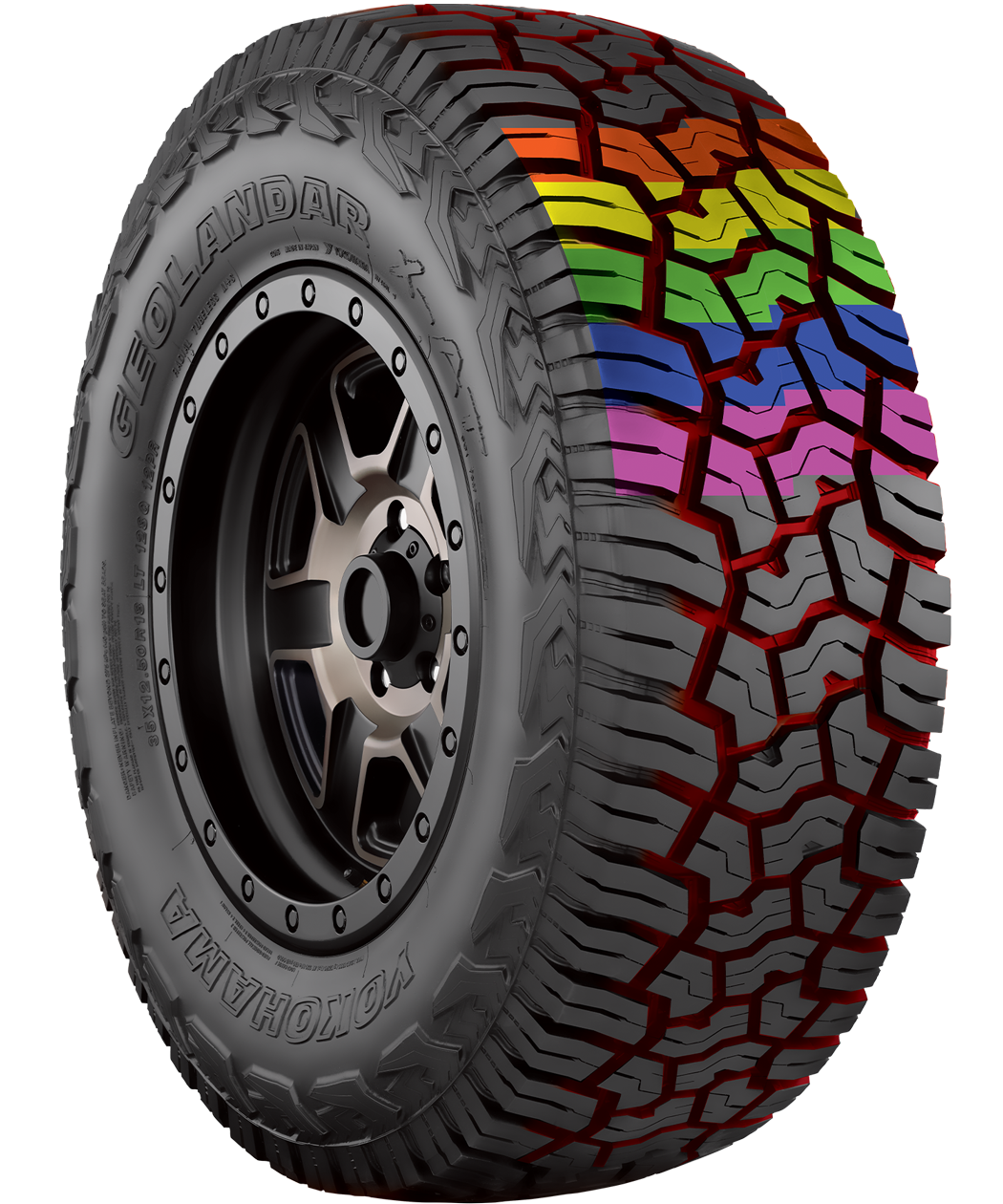 Yokohama Geolandar X-AT G016 35" All Terrain 35/12.5/R17 (for 17" Rim) (set of 5)