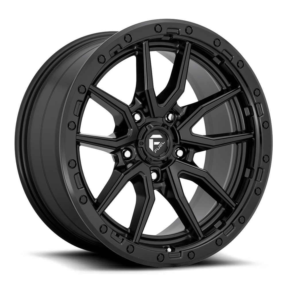 FUEL OFFROAD 'REBEL' D679 17" rims for HILUX / RANGER 6/139.7 - Matt Black +1 (set of 4)