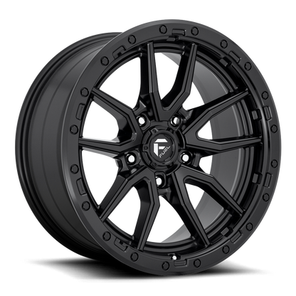 FUEL OFFROAD 'REBEL' D679 17" rims for HILUX / RANGER 6/139.7 - Matt Black +1 (set of 4)